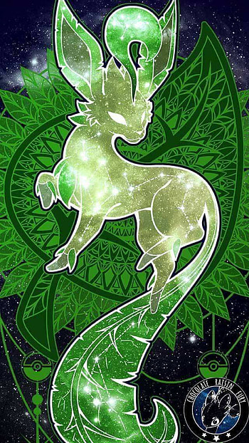 Leafeon, Pkm HD phone wallpaper