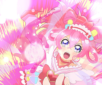 Nagomi Yui, Nagomi Yui, Cure Precious, Anime, Delicious Party Precure HD wallpaper