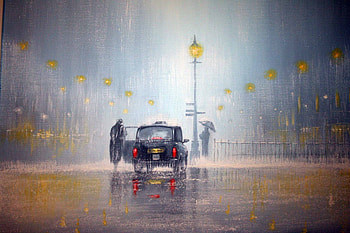 Streets, Landscape, Cities, People, Rain, Night, , London HD wallpaper