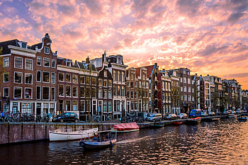 Amsterdam Canal, Amsterdam HD wallpaper