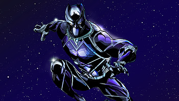 Black Panther New Artwork, black-panther, superheroes, artwork, digital-art, behance HD wallpaper