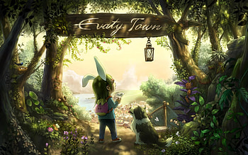 Anime World, other, world, anime, fantasy HD wallpaper