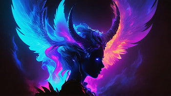Fallen archangel, devil, demon, fallen angel, evil, horns HD wallpaper