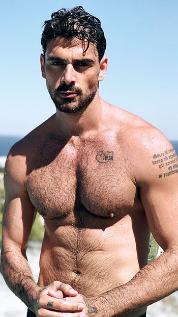 Michele Morrone, Eurovision host, Next year's event, Charismatic guys HD phone wallpaper