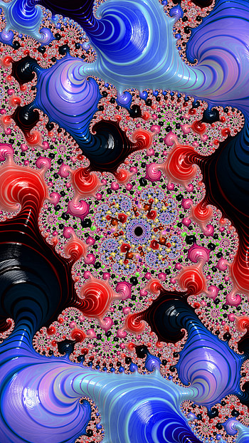 Fractal Art Trippy Psychedelic Background for Smart, trippy, colorful, colors, psychedelic, Abstract, fractal HD phone wallpaper