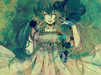 Empty for Us, blue, awesome, tears, cute, vocaloid, dress, beauty, nice, miku, abstract, vocaloids, painting, hatsune, white, hatsune miku, twintail, beautiful, anime, pretty, cool HD wallpaper