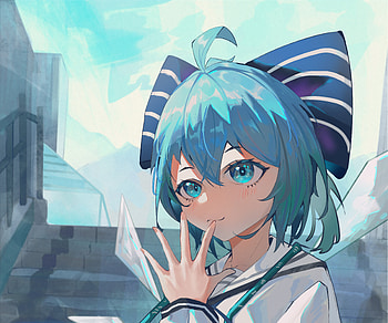 Cirno - Touhou, Cirno (Touhou), Anime, Touhou HD wallpaper