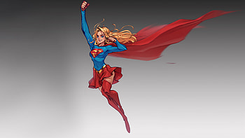 Supergirl Comic Art , supergirl, superheroes, artist, artwork, digital-art, artstation HD wallpaper