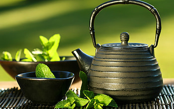 Mint tea, Teapots HD wallpaper