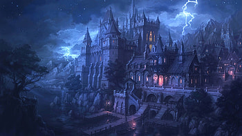Fantasy - Castle HD wallpaper