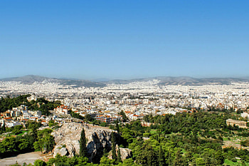 Geography of Athens, Greek coastal city, Landforms and terrain, Natural beauty HD wallpaper