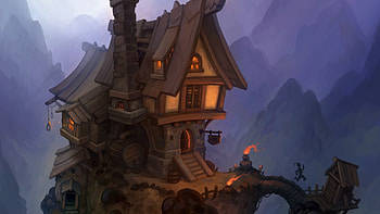 Building, Fantasy HD wallpaper