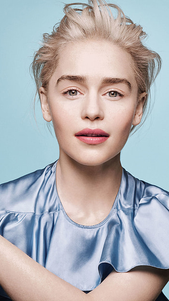 Emilia Clarke, hollywood singer, model HD phone wallpaper