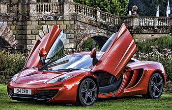 Grass, Mclaren, Cars, Stylish, Mp4-12C HD wallpaper