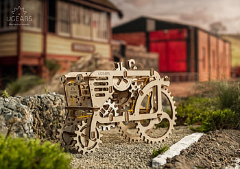 Ugears Tractor Model, games, mechanicalmodels, toys, educationalgames, puzzles, ugears, gifts, 3dmechanicalmodel, ugearsmodels, tractor HD wallpaper