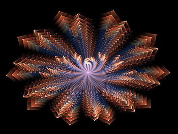 Spray of Color, fractal, abstract, rainbow, sun HD wallpaper