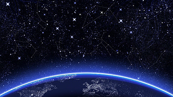 Constellation, Starry sky, Celestial map, Mythological figures HD wallpaper
