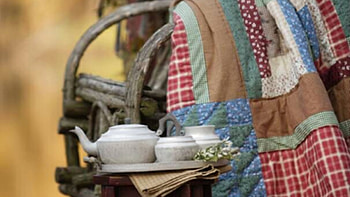 Time for Tea, nature, blankets, tea, quilts HD wallpaper