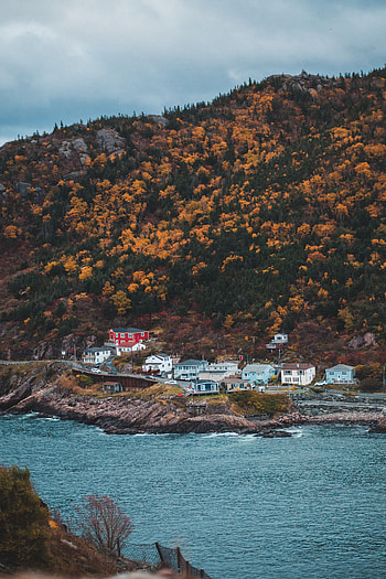 Cities, Rock, Building, Coast, Cliff, Slope HD phone wallpaper
