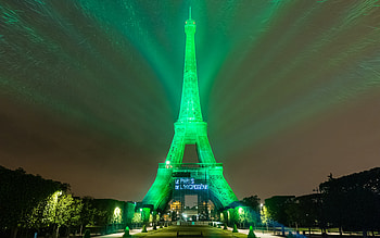 Eiffel Tower, Paris, night, Champs Elysees, Paris Landmark, Paris cityscape, France HD wallpaper