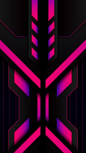 black pink tech gamer, amoled, modern, neon, texture, cool, pattern, abstract, lines, glow, shine HD phone wallpaper