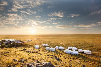 Three Camel Lodge, Mongolia HD wallpaper