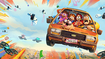 The Mitchells vs. the Machines, Exciting action, Heartfelt messages, Captivating animation HD wallpaper