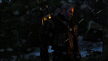 The Witcher 3 Geralt Under The Rain, Geralt of Rivia, The Witcher 3: Wild Hunt HD wallpaper
