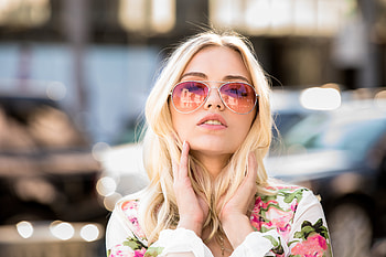 Girl Glasses Sunlight , girls, model, sunglasses HD wallpaper