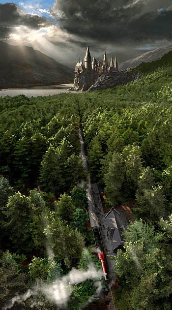Hogwarts Express, Hogwarts HD phone wallpaper