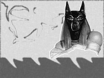 Anubis, The Cool Lord of Necropolis, dog, god, anubis, anpu, black, pharaons, egypt, divinity, death, abstract, guide, necropolis HD wallpaper