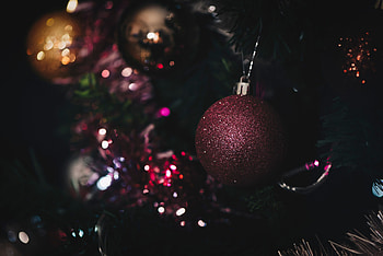 Holidays, New Year, Shine, Brilliance, Christmas, Ball, Christmas Tree Toy HD wallpaper