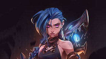 Arcane League Of Legends, arcane, netflix, jinx-league-of-legends, tv-shows, league-of-legends, artstation HD wallpaper