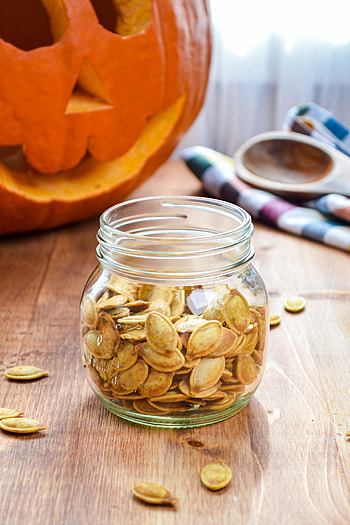 Jar, Pumpkin Seeds HD phone wallpaper