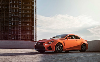 Lexus RC F, Background , Powerful performance, Striking design HD wallpaper
