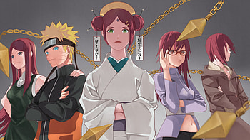 Karin Kushina Uzumaki Mito Uzumaki Nagato Naruto Uzumaki Naruto HD wallpaper