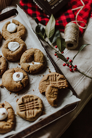 Food, Desert, Berries, Cookies, Branch, Bakery Products, Baking HD phone wallpaper