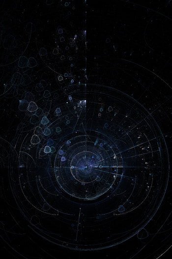 Abstract, Hearts, Circles, Lines, Fractal HD phone wallpaper