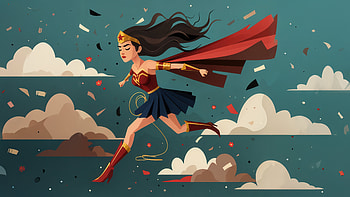 Wonder Woman Resolve Hokage, wonder-woman, superheroes, artwork, digital-art HD wallpaper