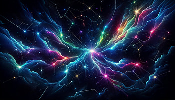 Vibrant Star Constellations, star constellation, galaxy, space, Stars, colorful HD wallpaper