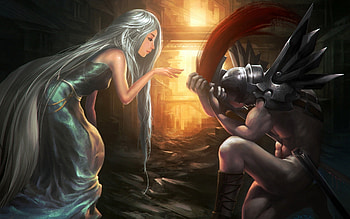 Fantasy Women, Women, lady, cg, knight, Fantasy HD wallpaper