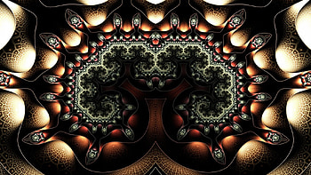 Fractal Clover, fractal, fantasy, unique, art HD wallpaper