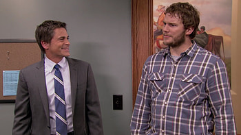 Rob Lowe, Chris Pratt, Parks & Rec HD wallpaper