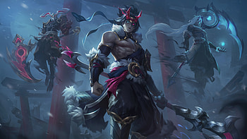 Snow Moon Kayn League Of Legends HD wallpaper