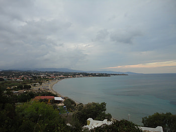 Greece, october, view, tsilivi, 2010, beach HD wallpaper