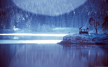 Frozen lake, winter, lakes, frozen, ice HD wallpaper