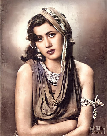 Madhubala, hair, lip, Bollywood HD phone wallpaper