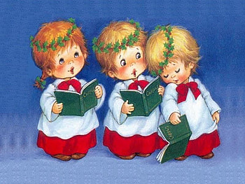 Christmas children, holiday, christmas, child, carrol HD wallpaper