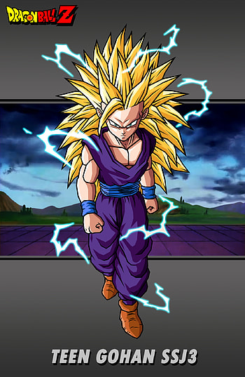 Teen Gohan SSJ3 by hsvhrt Teen Gohan SSJ3 by hsvhrt HD phone wallpaper