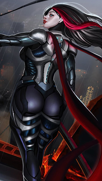 armor, warrior, sword, Sci Fi, woman warrior HD phone wallpaper